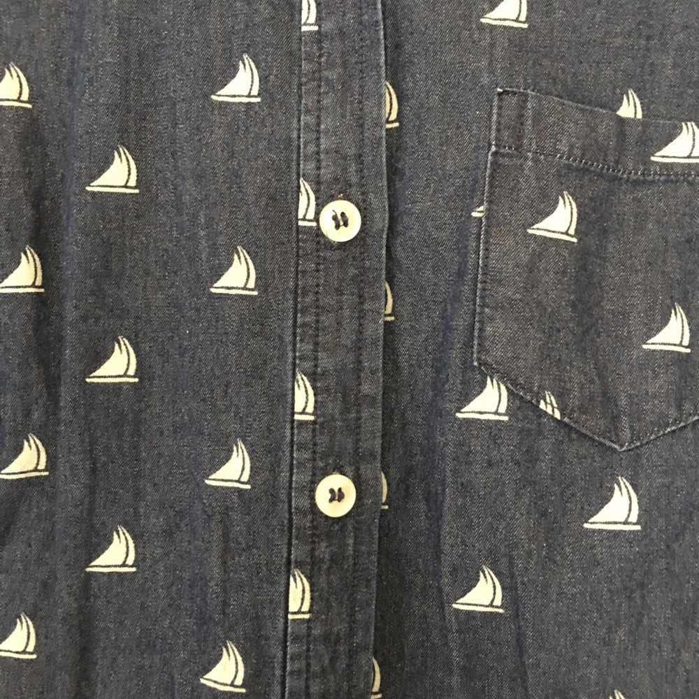 The Limited Chambray Button Down - image 2